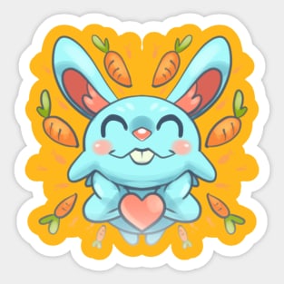 Carrots Yay Sticker